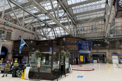 Glasgow Central station partially reopening after vape shop fire