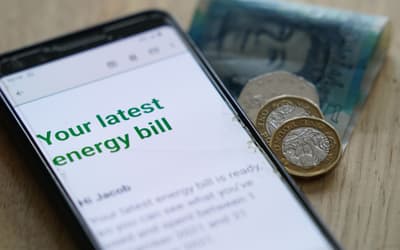 Typical household energy bill to rise by about £35 a year from October