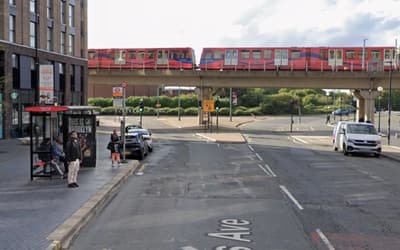 Cyclist, 43, fighting for life after bus crash in east London