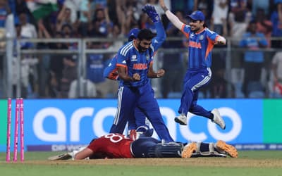 India vs England: Bethell run out in last over as hosts hold on - LIVE