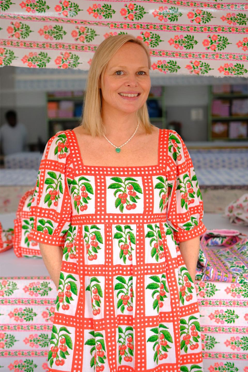 Pink City Prints: Fashion designer Molly Russell's Hackney home is a riot of colour and pattern