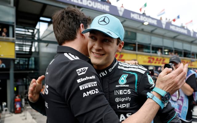 Russell claims Australian Grand Prix pole for dominant Mercedes