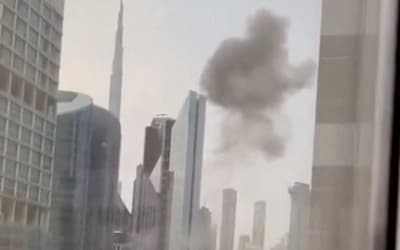 Building in Dubai's financial centre hit by 'kamakaze drone' debris