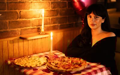 Yard Sale partners with Hannah Crosbie for Valentine's Day pizza